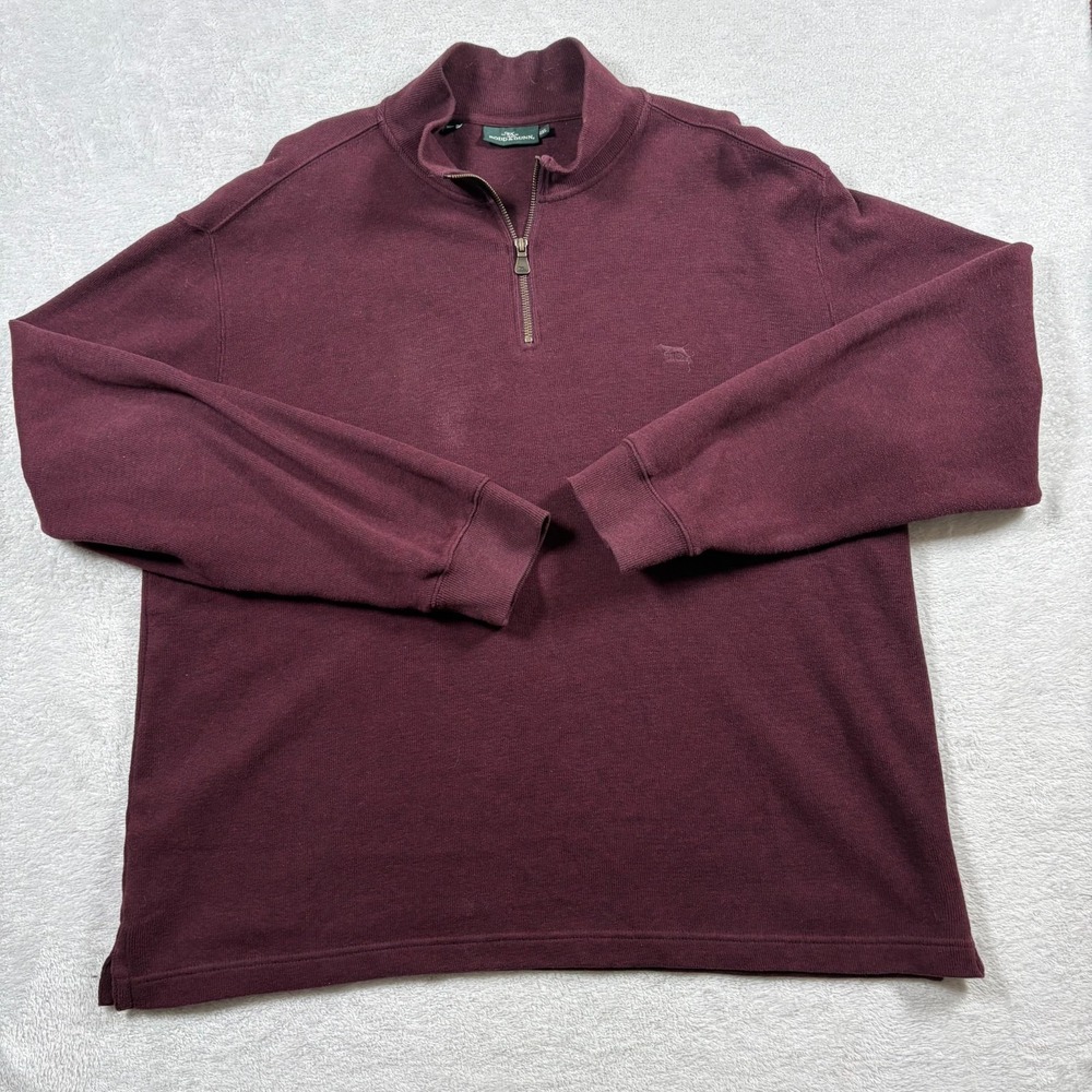 Rodd & Gunn Alton Ave Sweatshirt Mens 2XL Red‎ Mid Weight French Rib Mock Neck